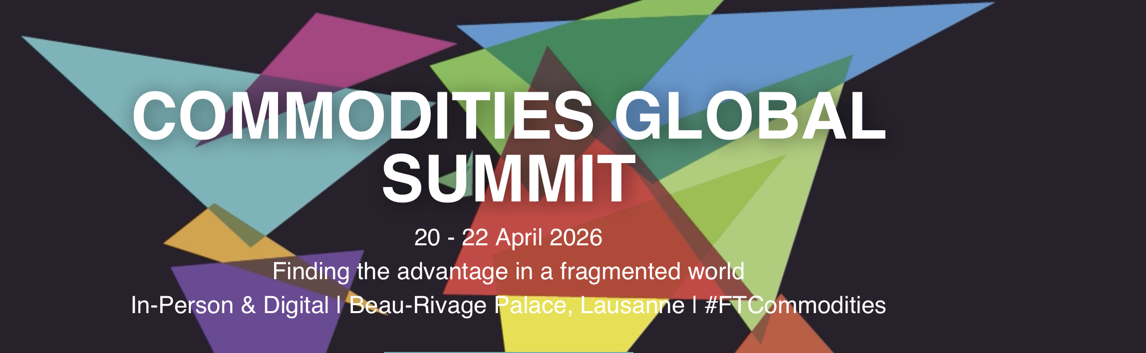 FT COMMODITIES GLOBAL SUMMIT