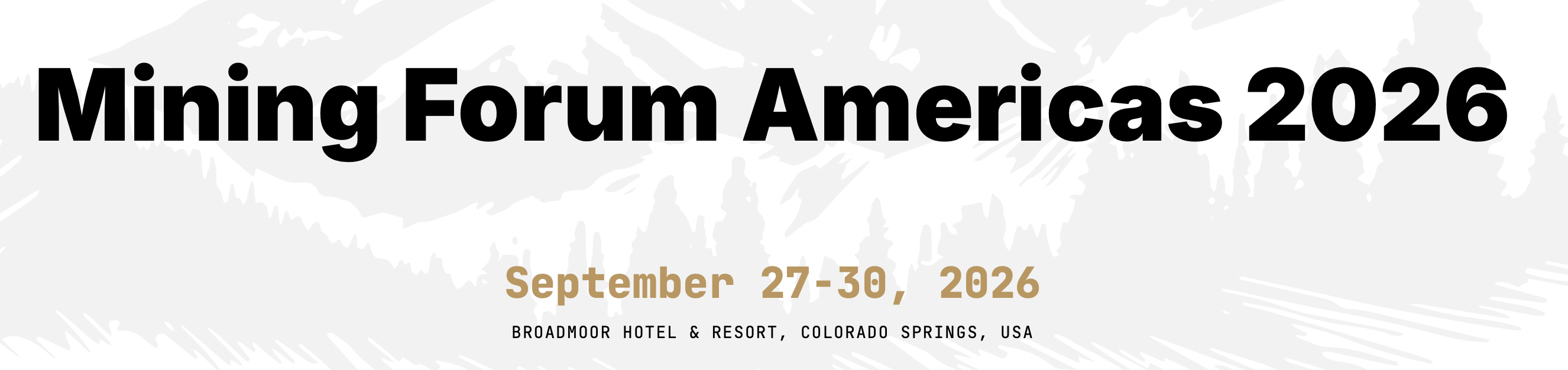 Mining Forum Americas 2026